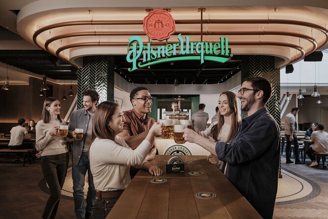 Prague Pilsner Urquell Museum With 3 Free Beer Tastings - Audioguide, Video Mapping, and Light Shows