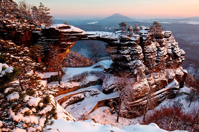 Pravcicka Gate & Bastei Bridge Winter National Park Tour From Prague - Tour Experience