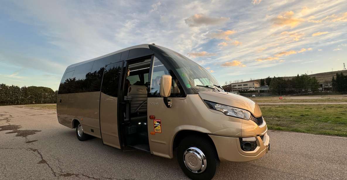 Private 24-seat Coach Transfer: From Bari Airport to Matera - Luggage Allowance