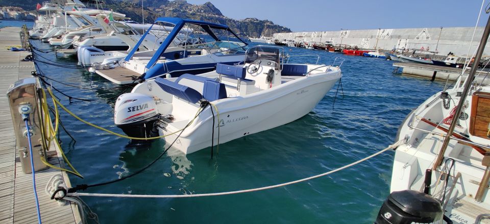 Rent a Boat in Taormina Without a License - Duration and Capacity