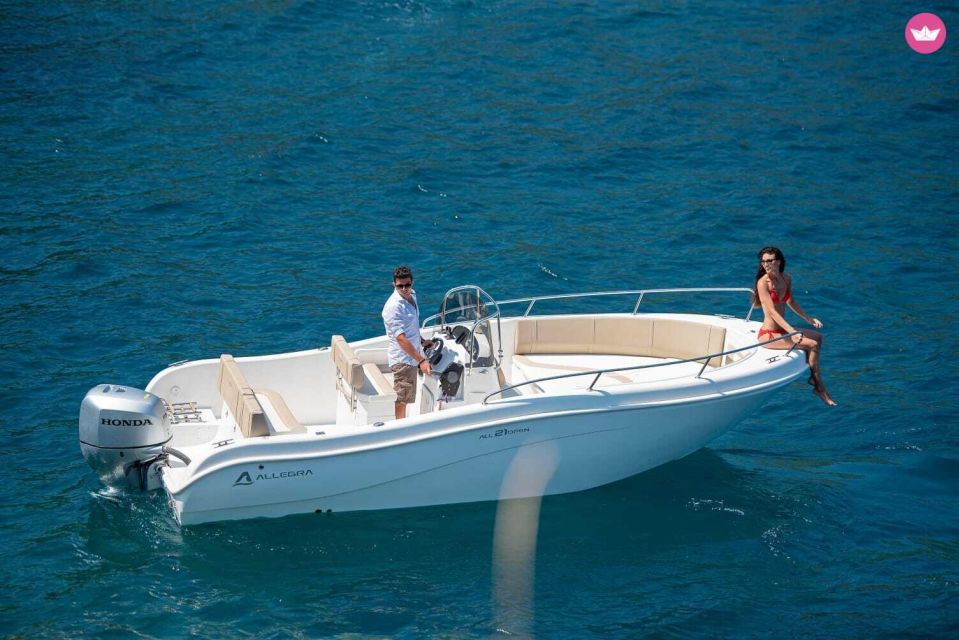 Rental of the Allegra All21open Motorboat on the Amalfi Coast - Duration and Itinerary