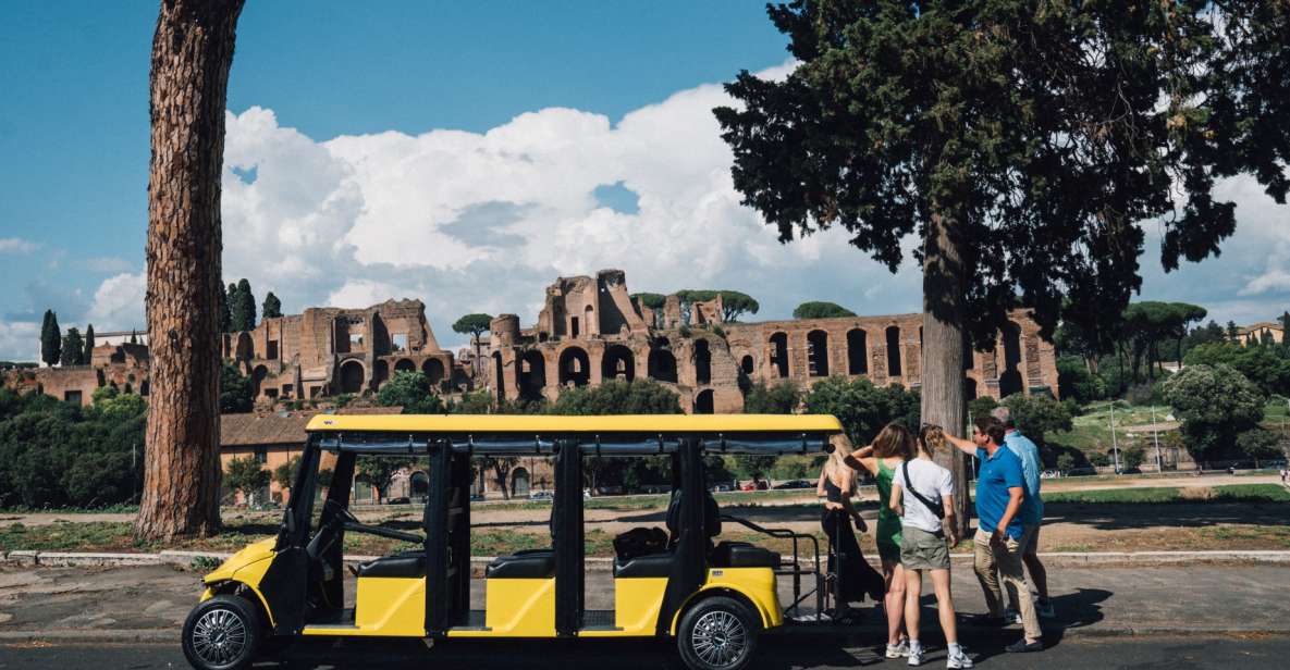 Rome: Appian Way Golf Cart Tour With Roman Catacombs Entry - Tour Highlights