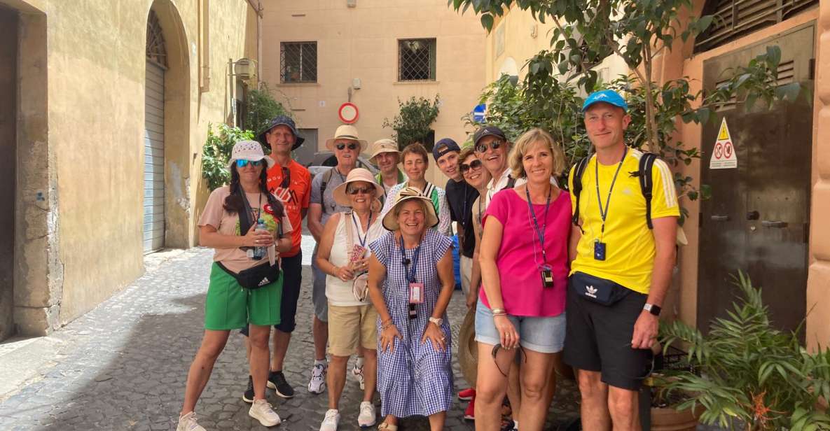 Rome: City Center Hidden Highlights Guided Walking Tour in English - Schedule and Duration