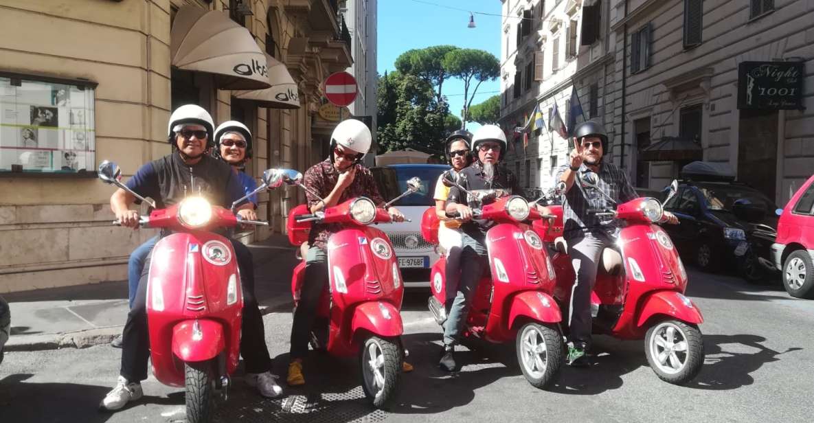 Rome: City Highlights Vespa Tour With Driver - Included in the Tour