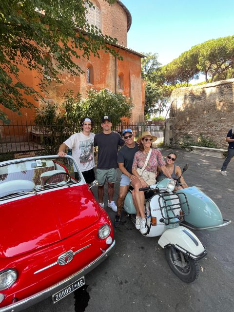 Rome: Evening Fiat 500 and Vespa Prosecco Tour - Guided Tour Highlights