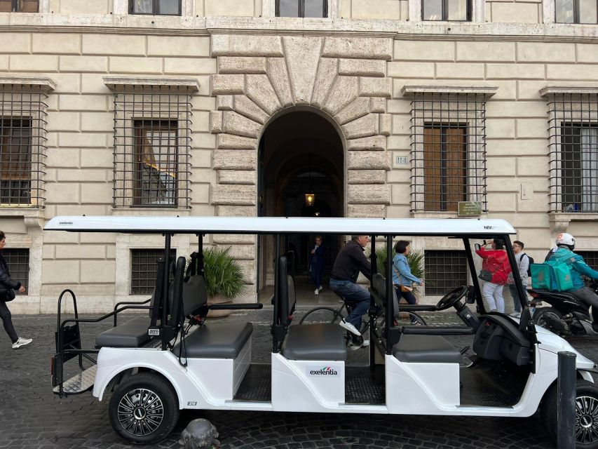 Rome: Private City Highlights Golf Cart Tour - Itinerary Highlights and Starting Location