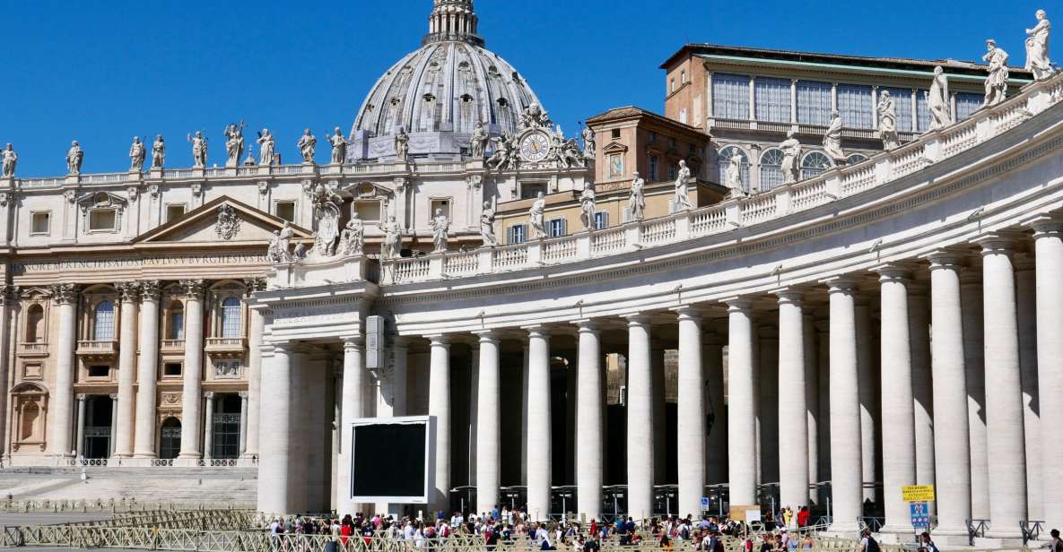 Rome: St. Peters Basilica With Dome Private Tour - Exploring the Domes Mosaics