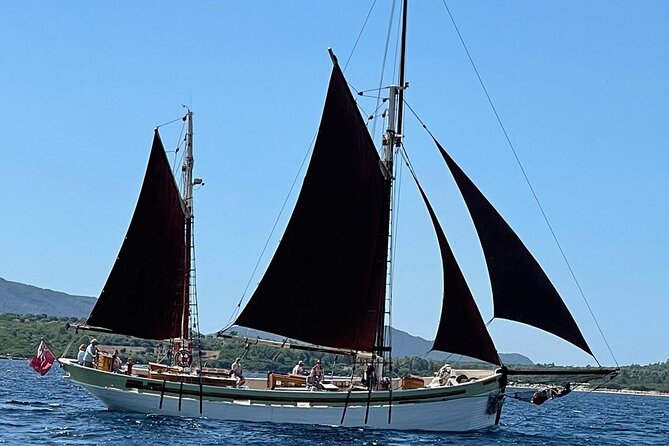 Sailing Day Trip on Tall Ship Andrea Jensen With Lunch and Wine - Swim and Snorkel in Porto Conte Bay