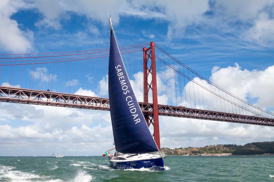 Sightseeing Sunset Sailboat Tour Along Tagus River Lisbon - Itinerary