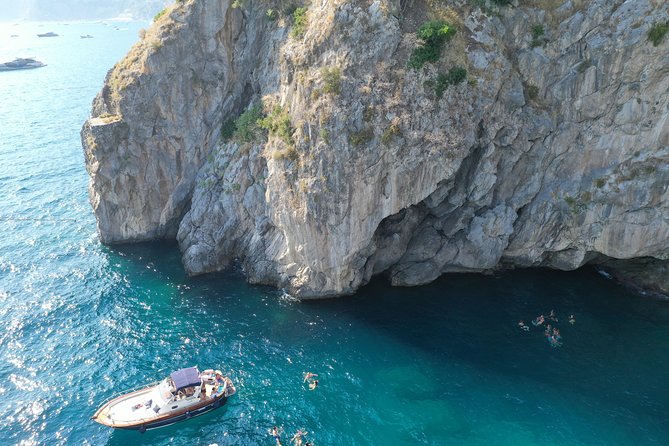 Small Group of Amalfi Coast Full Day Boat Tour From Positano - Swimming and Snorkeling Opportunities