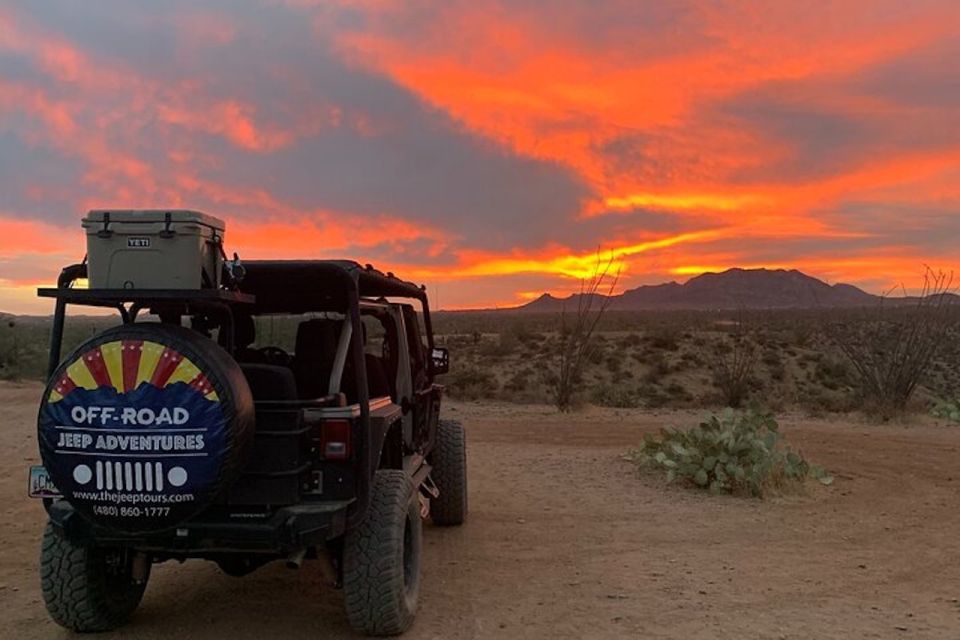 Sonoran Desert: Sunset Jeep Tour With Tonto National Forest - Itinerary and Duration