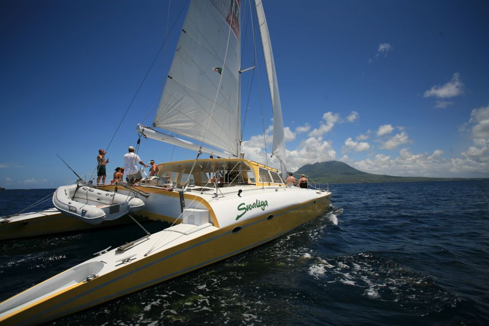 St. Kitts Full-Day Catamaran Cruise to Nevis - Snorkeling Among Marine Life