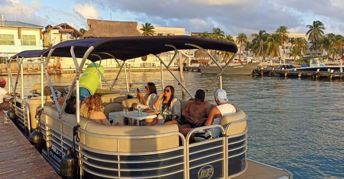 Sunset Bliss on the Lagoon and Bay of Cancun - Sunset Cruise Through the Laguna