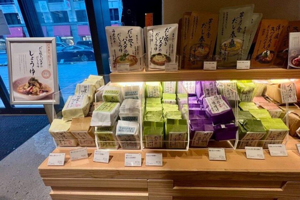 Tokyo Nihonbashi 2-Hour Dashi Tasting and Shopping Tour - Discovering Dashi Specialty Stores