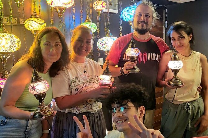 Turkish Mosaic Lamp Workshop With a Mosaic Lamp Artist - Color Selection and Customization