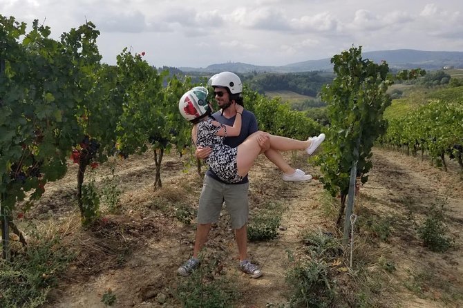 Tuscany Vespa Tour From Florence With Wine Tasting - Visiting the Organic Winery and Farm