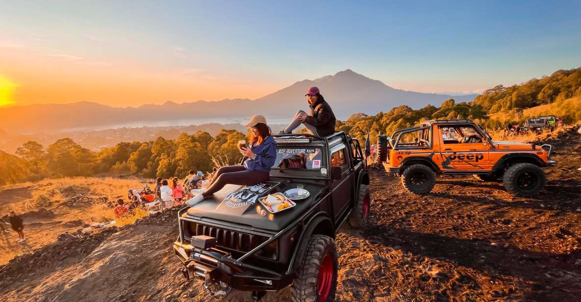 Ubud: Jeep Sunrise Experience With Tukad Cepung Waterfall - Exploring Lava Fields