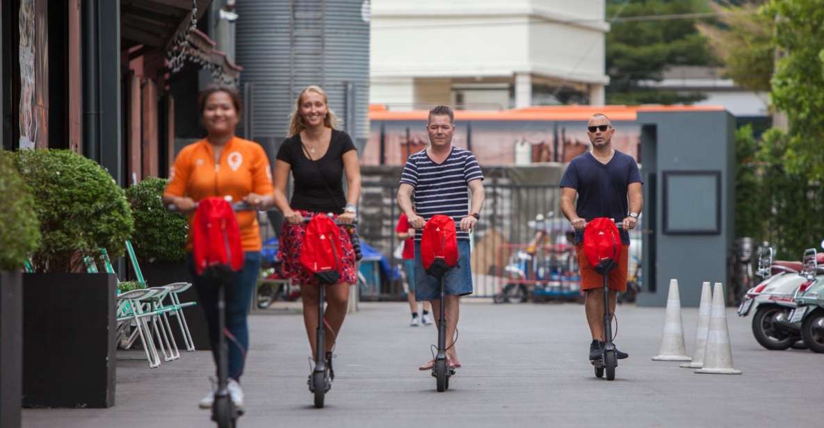 Unseen Bangkok Electrifying E-Scooter Guided Tour - Lotus Flower Folding Workshop