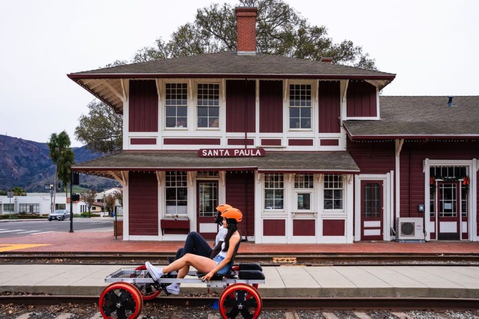 Ventura: Rail Bike Guided Tour With Farm Stand Stop - Travel by Rail Bike