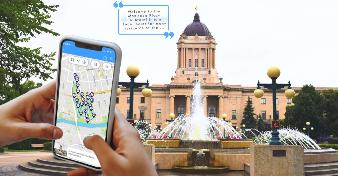 Winnipeg: Manitoba Legislative Grounds Audio Walking Tour - First Nation Totem Poles and Bears