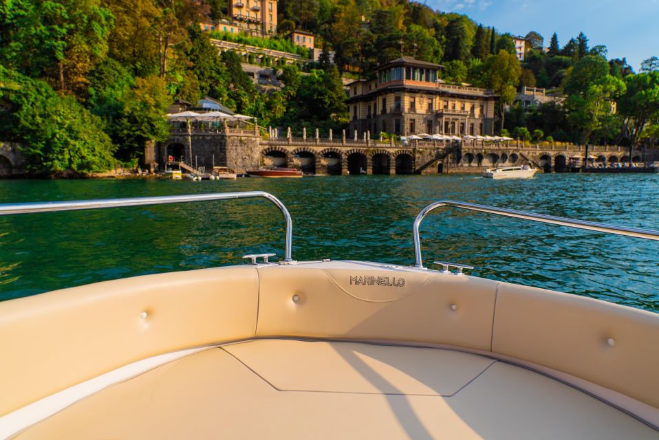 1-Hour Private Speedboat Tour on Lake Como - Inclusions and Amenities