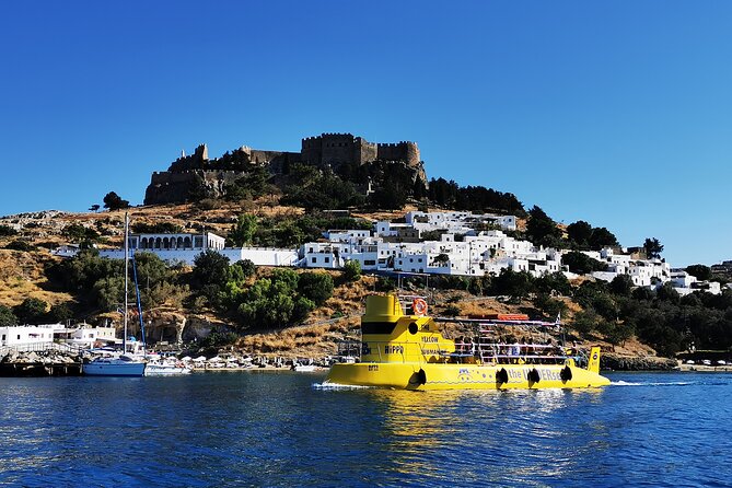 3-hour Guided Submarine Tour in Saint Pauls Bay, Lindos and Navarone Bay - Included Beverages