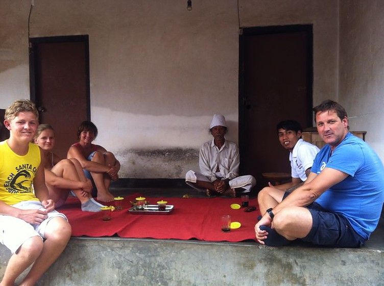 Bali Downhill Cultural Cycling Tour - Local Priest Compound