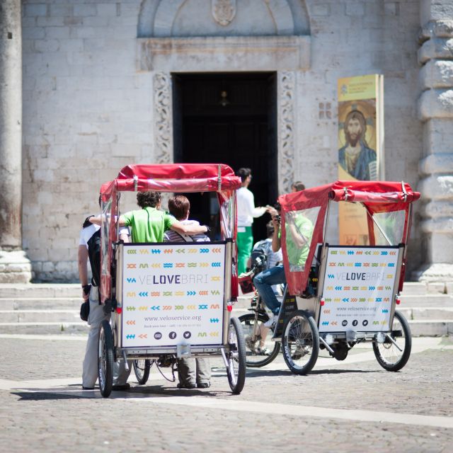 Bari: Bike-Rickshaw City Tour - Meeting Point Location