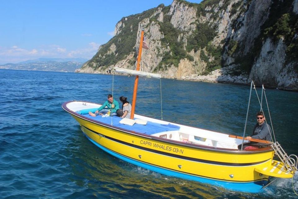 Capri Private Boat Tour From Capri (3 Hours) - Exclusions From the Tour Package