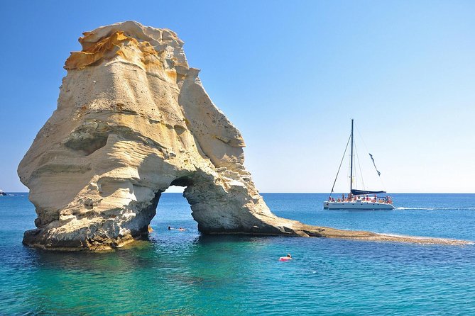 Catamaran Full Day Cruise: Poliegos - Kleftiko - Meeting Point Details