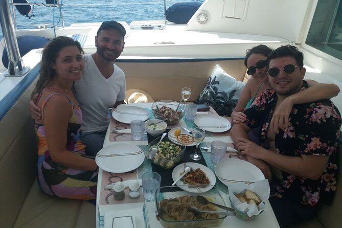 Catamaran Semi Private Cruise Paros Antiparos Includes Food and Drinks - Picturesque Views and Sunset Captures