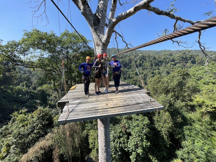 Chiang Mai: Sky Hawk Zip Lining With Transfer & Buffet Lunch - Treetop Exploration