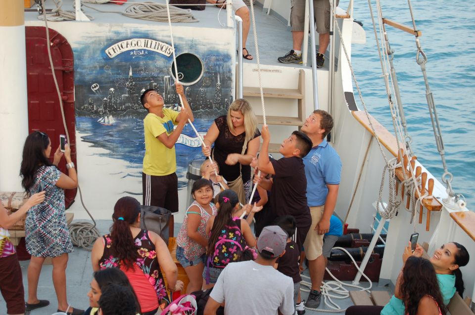 Chicago: Lake Michigan Educational Tall Ship Windy Cruise - Learning New Maritime Skills