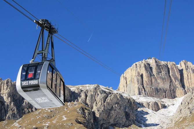 From Bolzano: Private Day Tour by Car: the Great Dolomites Road - Sass Pordoi Cable Car