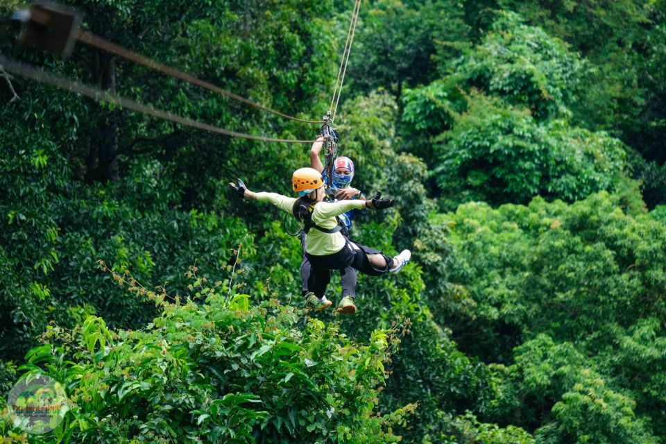 From Koh Samui: Tree Bridge Zipline and Café Experience - Excluded From the Package