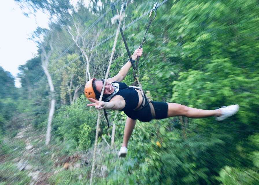 From Playa Del Carmen/Tulum: Maya Adrenaline Park Tour - Rappelling Challenge