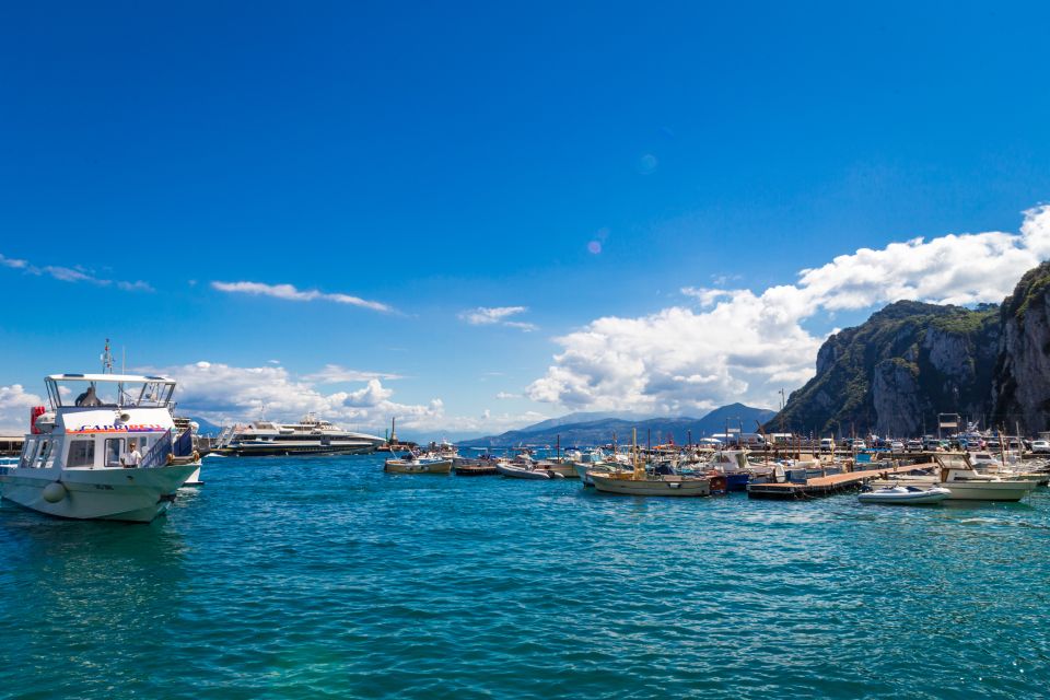 From Pompeii/Castellammare/Vico Equense: Capri Day Cruise - Meeting Points and Pickup