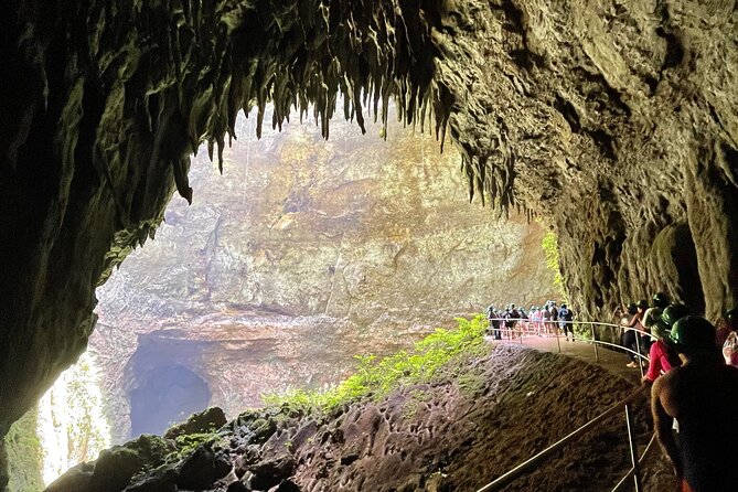 Full-Day Camuy Cave, Indian Cave, and Waterfall Adventure - Relaxing at the Waterfalls