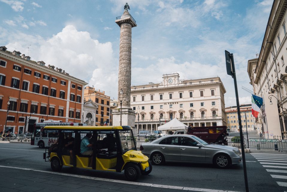 Golf Cart Driving Tour: Rome City Highlights in 2.5 Hrs - Logistics