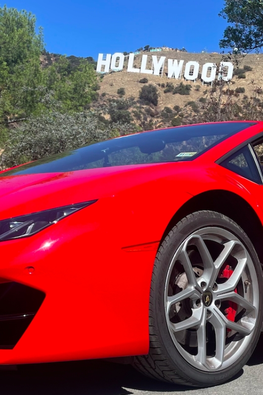 Hollywood Sign 30 Min Lamborghini Driving Tour - Highlights of the Experience