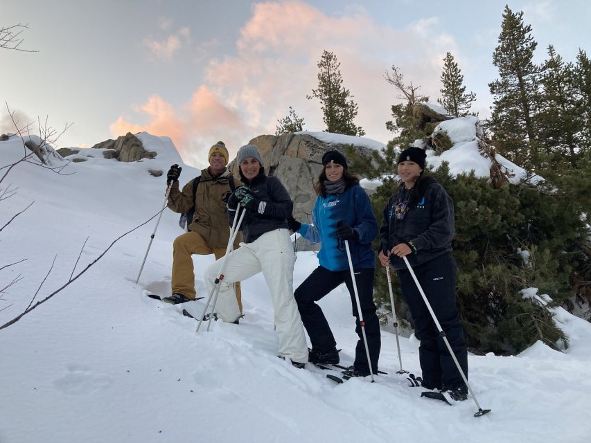 Lake Tahoe: Sunset Snowshoe Trek With Hot Drinks and Snacks - Recap