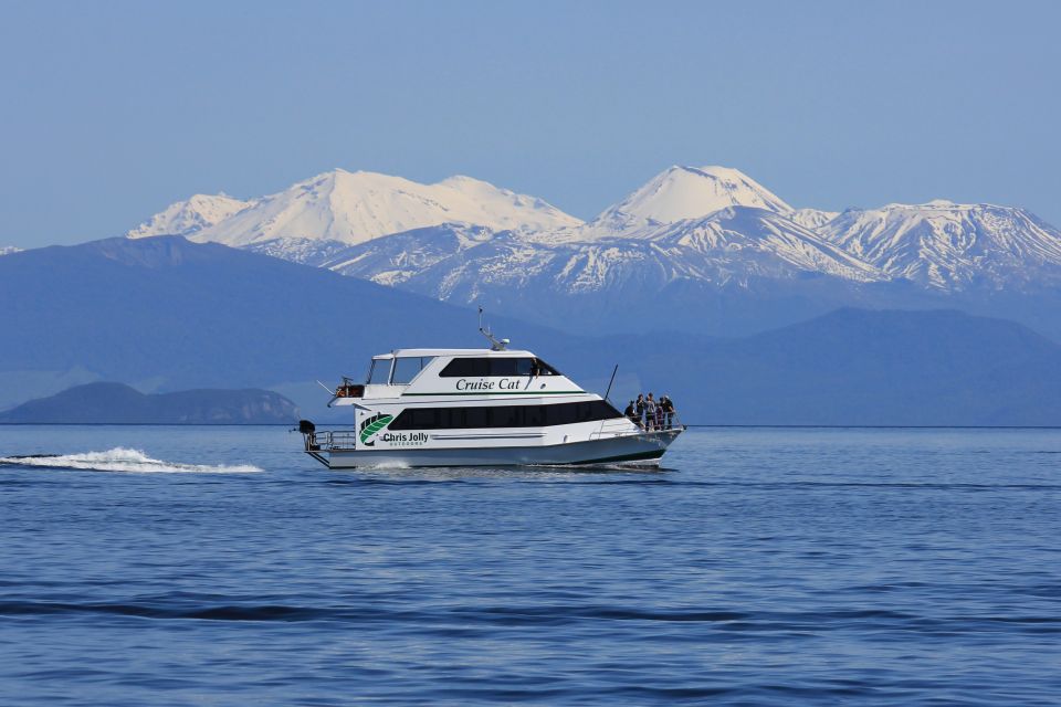 Lake Taupo: 1.5-Hour Maori Rock Carvings 5:00 PM Cruise - Inclusions