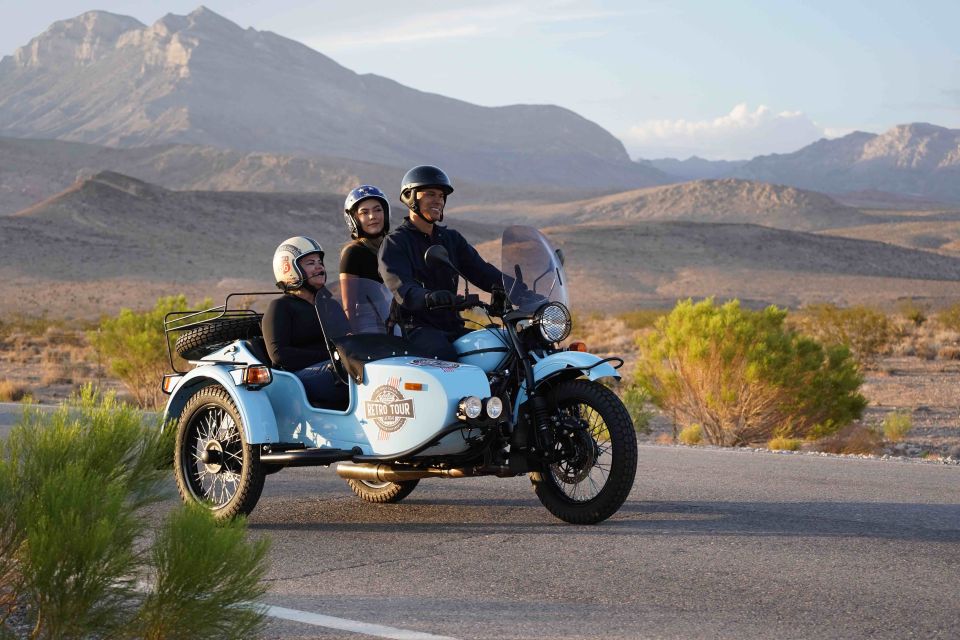 Las Vegas: Valley of Fire and Lake Mead Sidecar Day Tour - Duration and Language