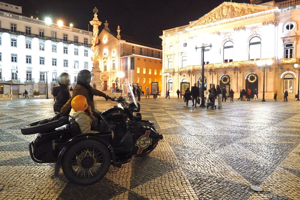 Lisbon : Private Motorcycle Sidecar Tour by Night - Booking Information Details