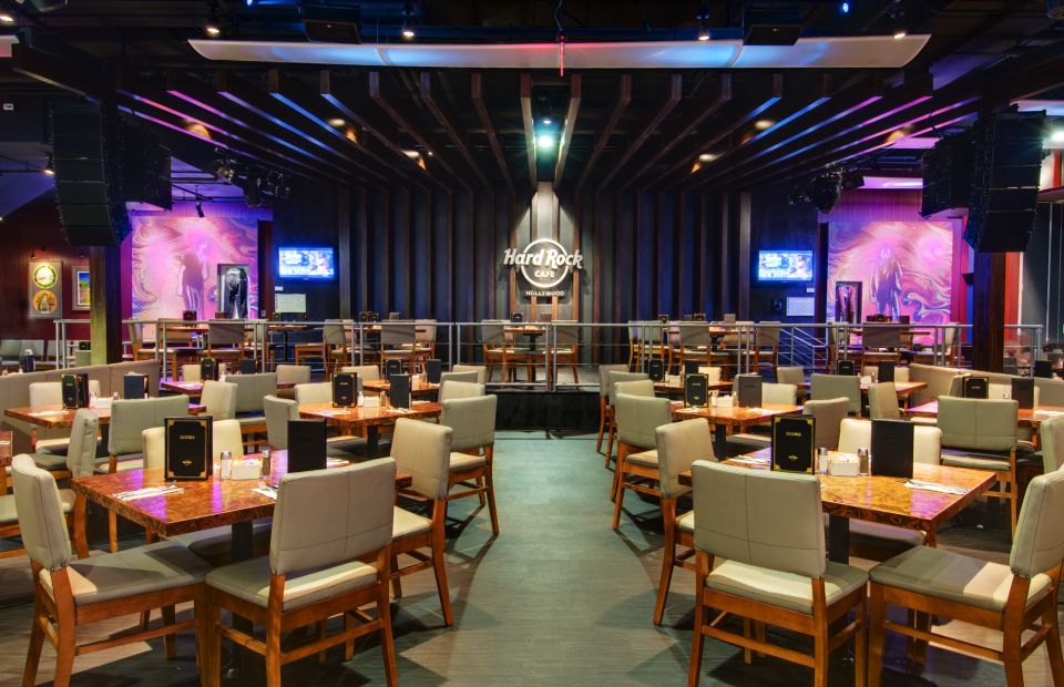 Los Angeles: Meal at the Hard Rock Cafe Hollywood - Electric Rock Menu