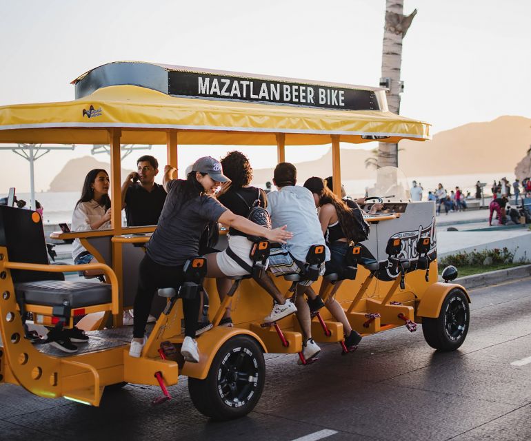 Mazatlan: Seafront Boardwalk Beer Bike Tour - Inclusions and Exclusions