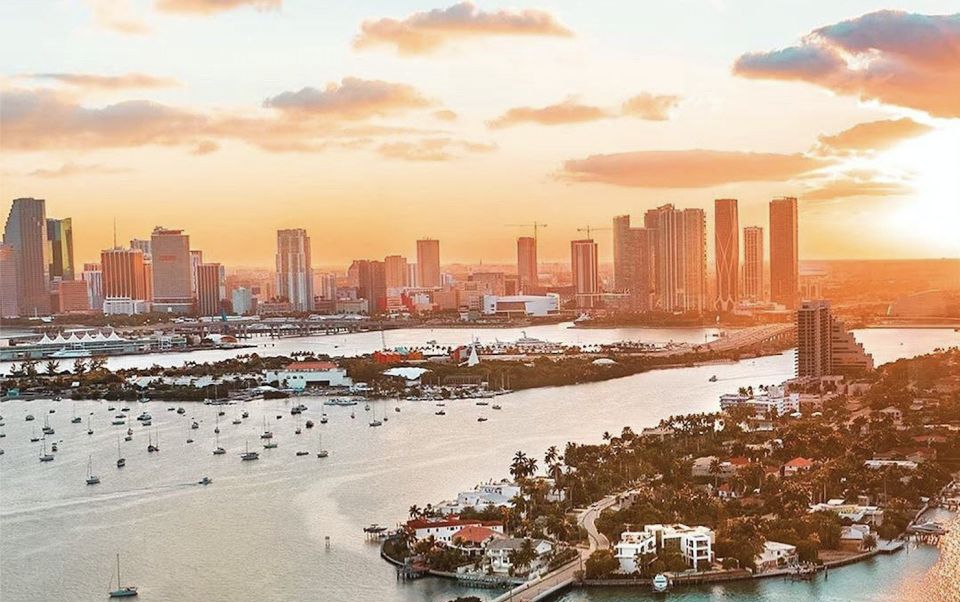 Miami Beach: 30-Minute Private Sunset Luxury Helicopter Tour - Includes