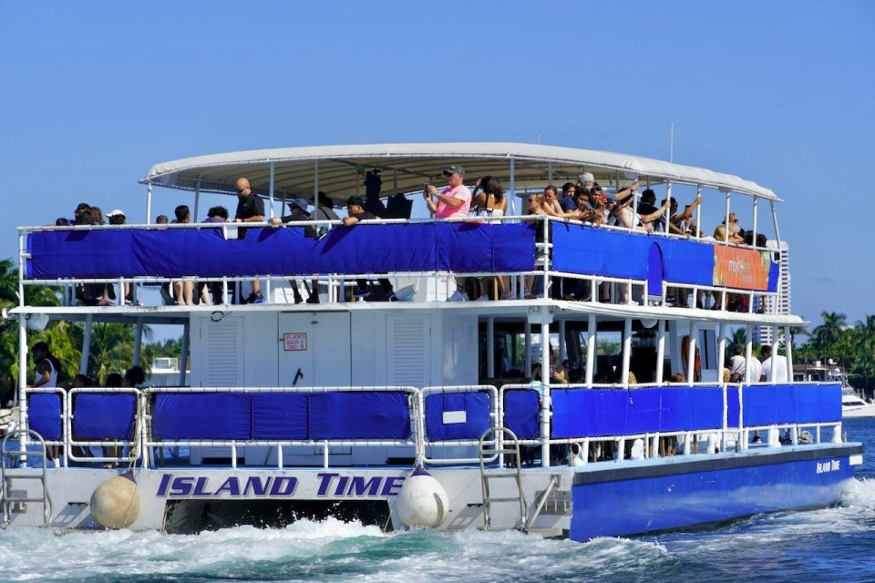 Miami: Beach Boat Tour and Sunset Cruise in Biscayne Bay - Includes