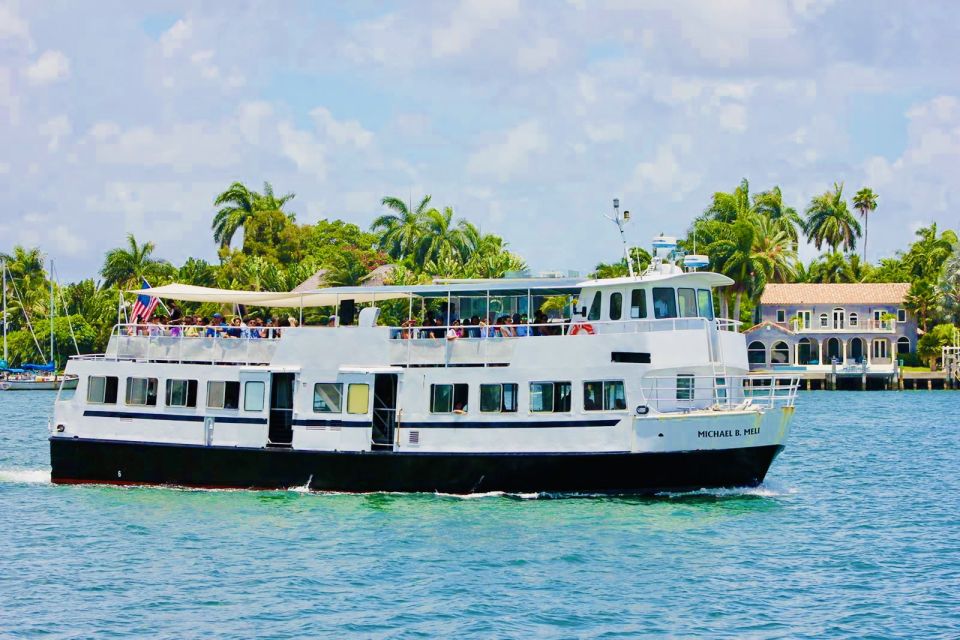 Miami: Biscayne Bay Mansions Sightseeing Cruise - Mansions and Landmarks