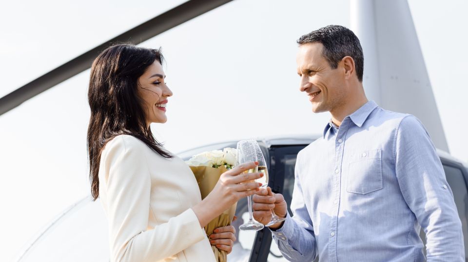 Miami: Private Romantic Helicopter Tour With Champagne - Champagne and Accessories Included